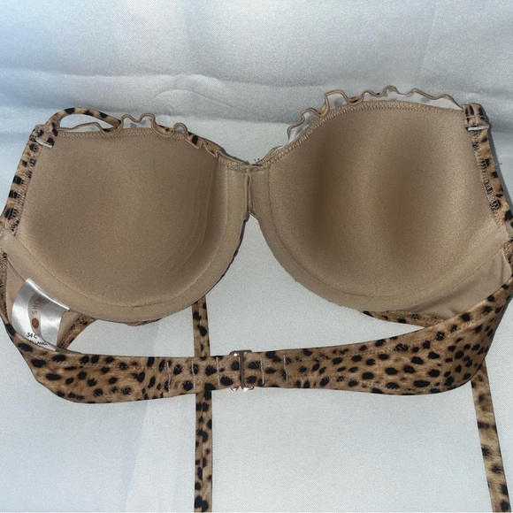 Shade & Shore Cheetah Bathing Suit Top, Bikini Top, Swimsuit, Tops - Picture 3 of 9